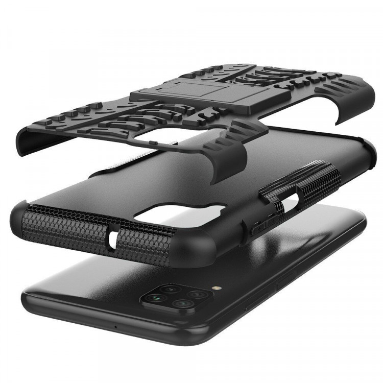 Чехол Hybrid Armor для Huawei P40 lite (черный)