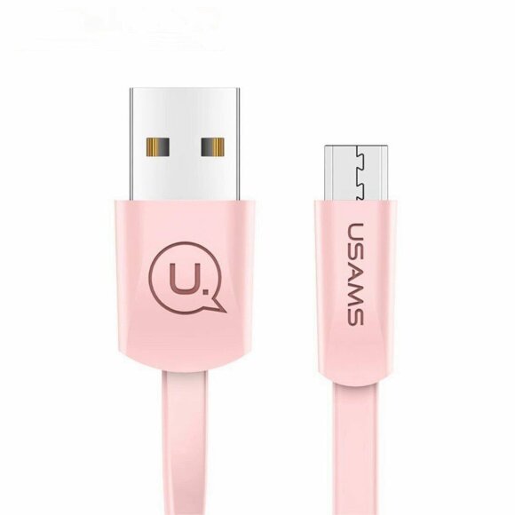 Кабель Usams U2 Micro-USB (розовый)