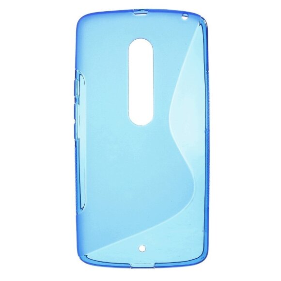 Нескользящий чехол для Motorola Moto X Play (голубой) Нескользящий чехол для Motorola Moto X Play (голубой)