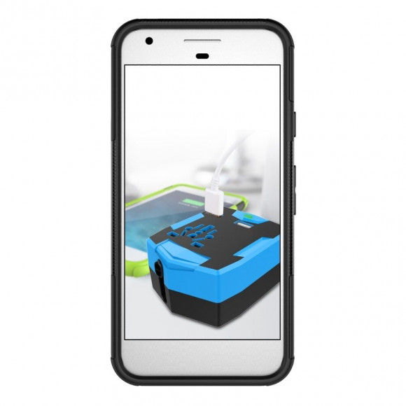 Чехол Hybrid Armor для Google Pixel (черный) Чехол Hybrid Armor для Google Pixel (черный)