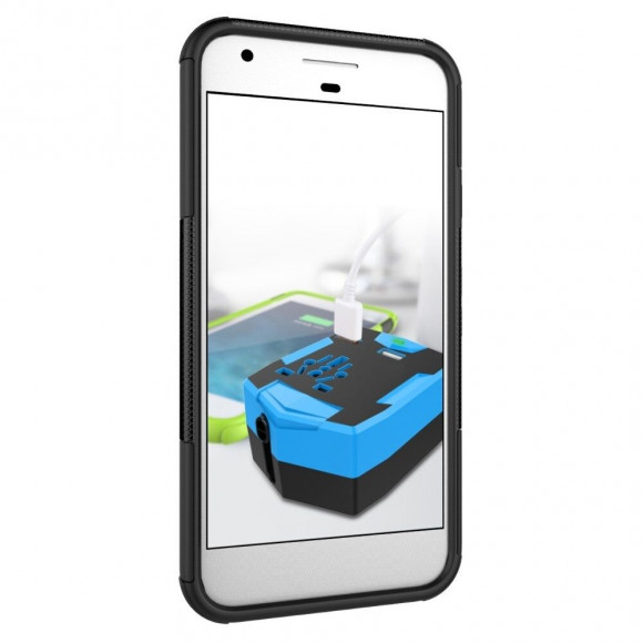 Чехол Hybrid Armor для Google Pixel (черный) Чехол Hybrid Armor для Google Pixel (черный)