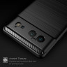 Чехол-накладка Carbon Fibre для Google Pixel 6 (черный)