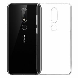 Силиконовый TPU чехол для Nokia 6.1 Plus / X6 (2018)