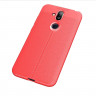 Чехол-накладка Litchi Grain для Nokia 8.1 (красный)