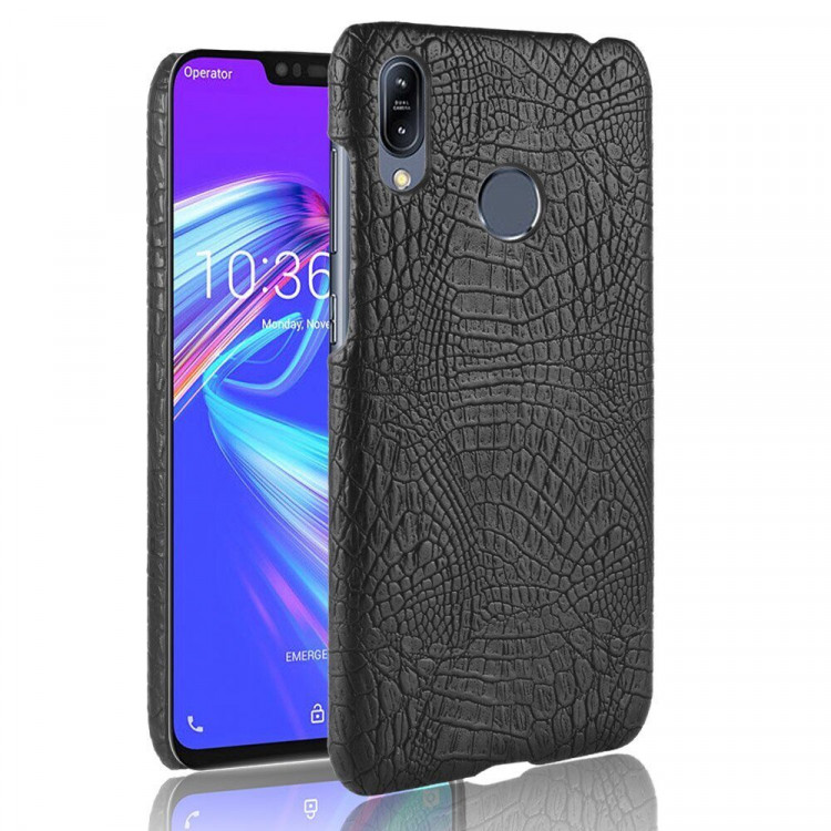 Чехол Crocodile Texture для Asus Zenfone Max (M2) ZB633KL (черный)