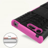 Чехол Hybrid Armor для Sony Xperia X Compact (черный + розовый)
