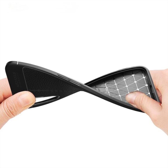 Чехол-накладка Litchi Grain для Realme 6 Pro (красный) Чехол-накладка Litchi Grain для Realme 6 Pro (красный)