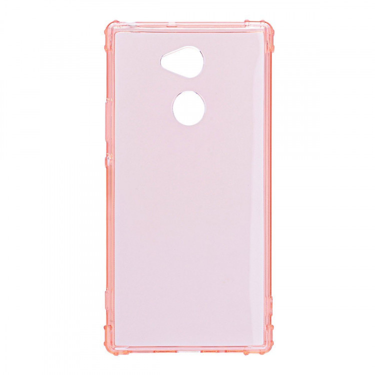 Силиконовый чехол с усиленными бортиками для Sony Xperia XA2 Ultra (розовый)