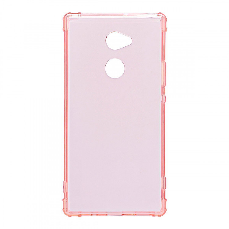 Силиконовый чехол с усиленными бортиками для Sony Xperia XA2 Ultra (розовый)