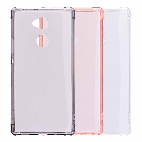Силиконовый чехол с усиленными бортиками для Sony Xperia XA2 Ultra (розовый) Силиконовый чехол с усиленными бортиками для Sony Xperia XA2 Ultra (розовый)