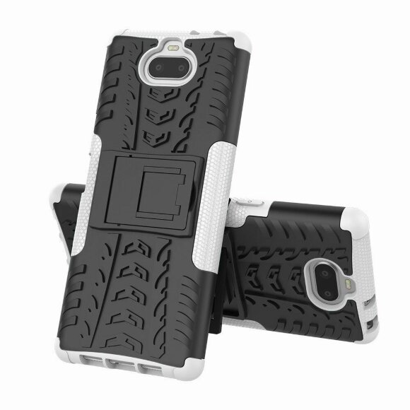Чехол Hybrid Armor для Sony Xperia 10 (черный + белый) Чехол Hybrid Armor для Sony Xperia 10 (черный + белый)