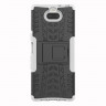 Чехол Hybrid Armor для Sony Xperia 10 (черный + белый)