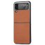 Чехол Carbon Design для Samsung Galaxy Z Flip 3 (коричневый)