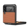 Чехол Carbon Design для Samsung Galaxy Z Flip 3 (коричневый)