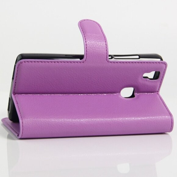Чехол с визитницей для DOOGEE X5 Max / X5 Max Pro (фиолетовый)