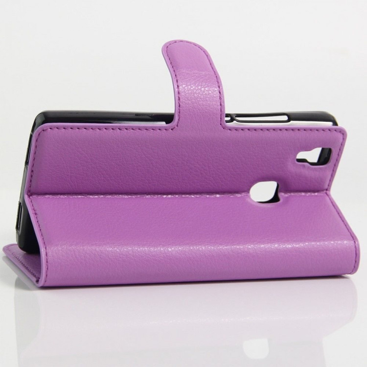 Чехол с визитницей для DOOGEE X5 Max / X5 Max Pro (фиолетовый)