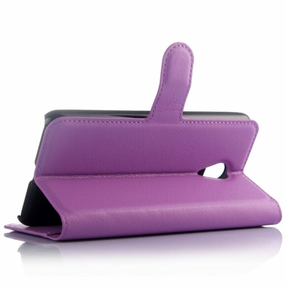 Чехол с визитницей для Meizu M2 Note (фиолетовый) Чехол с визитницей для Meizu M2 Note (фиолетовый)