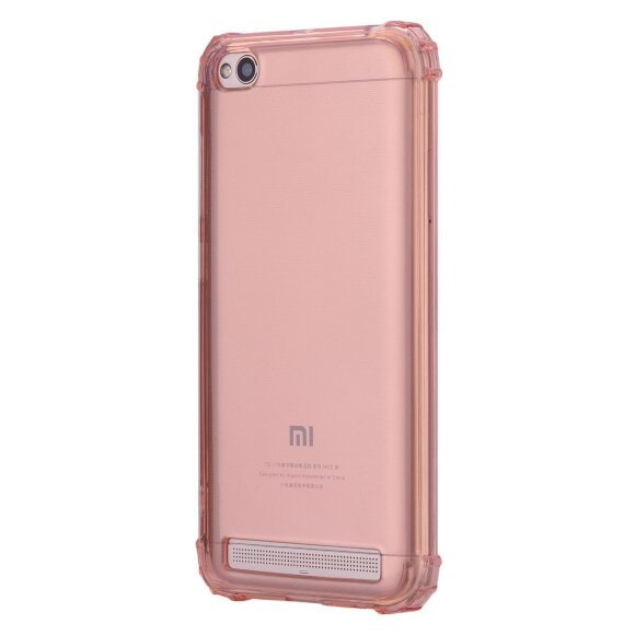 Силиконовый чехол с усиленными бортиками для Xiaomi Redmi 5A (розовый) Силиконовый чехол с усиленными бортиками для Xiaomi Redmi 5A (розовый)