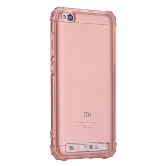 Силиконовый чехол с усиленными бортиками для Xiaomi Redmi 5A (розовый) Силиконовый чехол с усиленными бортиками для Xiaomi Redmi 5A (розовый)