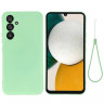 Силиконовый чехол Mobile Shell для Samsung Galaxy A34 (зеленый)