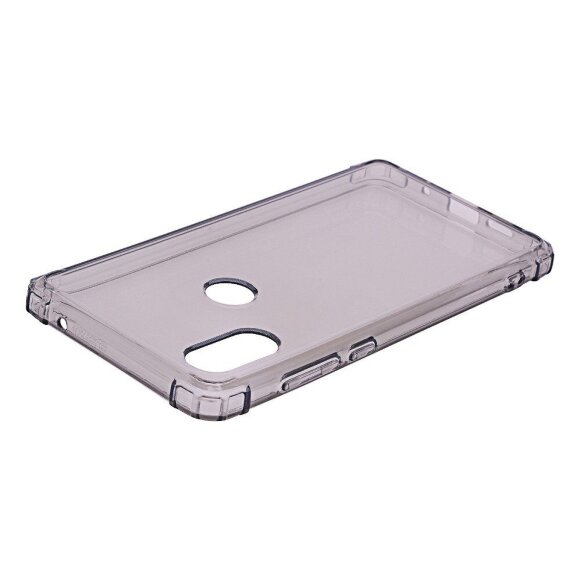 Силиконовый чехол с усиленными бортиками для Xiaomi Mi 8 (черный) Силиконовый чехол с усиленными бортиками для Xiaomi Mi 8 (черный)