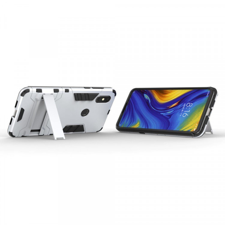 Чехол Duty Armor для Xiaomi Mi Mix 3 (серебряный)