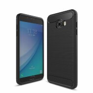 Чехол-накладка Carbon Fibre для Samsung Galaxy C7 Pro (черный) Чехол-накладка Carbon Fibre для Samsung Galaxy C7 Pro (черный)