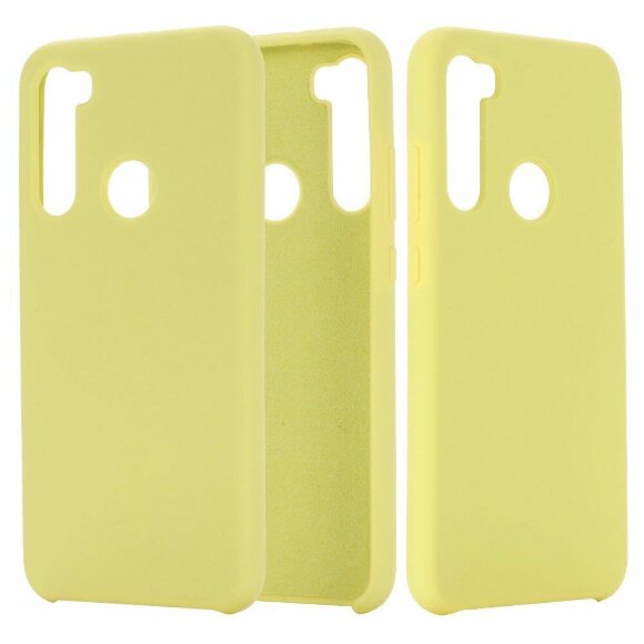 Силиконовый чехол Mobile Shell для Xiaomi Redmi Note 8 (желтый)