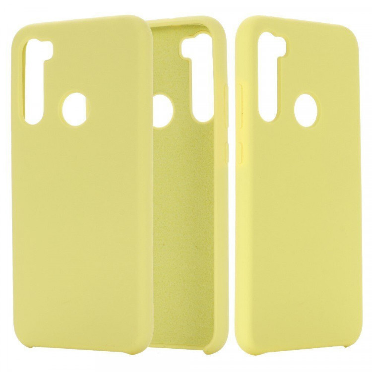 Силиконовый чехол Mobile Shell для Xiaomi Redmi Note 8 (желтый)