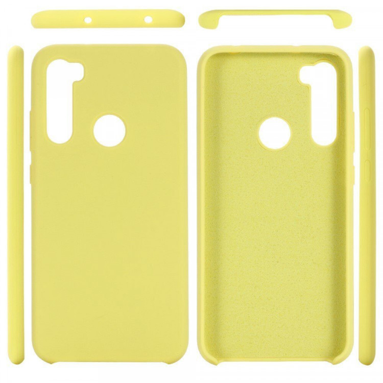 Силиконовый чехол Mobile Shell для Xiaomi Redmi Note 8 (желтый)