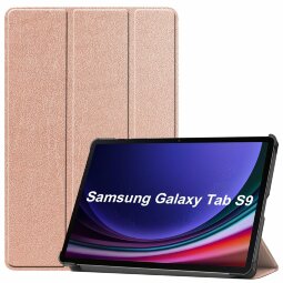 Планшетный чехол для Samsung Galaxy Tab S9 (розовое золото)