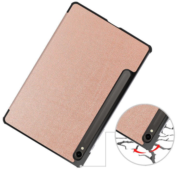 Планшетный чехол для Samsung Galaxy Tab S9 (розовое золото)