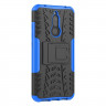 Чехол Hybrid Armor для Xiaomi Redmi 8 / Redmi 8A (черный + голубой)