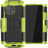 Чехол Hybrid Armor для Xiaomi Mi 11 Lite / Xiaomi Mi 11 Lite 5G (черный + зеленый)