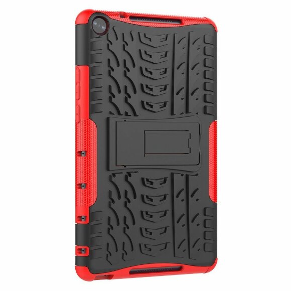 Чехол Hybrid Armor для Huawei MediaPad M5 Lite 8 / Honor Pad 5 8.0 (черный + красный) Чехол Hybrid Armor для Huawei MediaPad M5 Lite 8 / Honor Pad 5 8.0 (черный + красный)