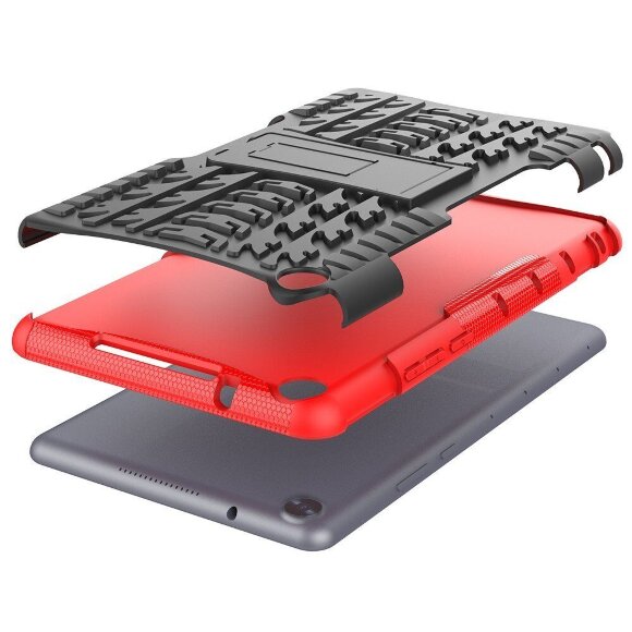 Чехол Hybrid Armor для Huawei MediaPad M5 Lite 8 / Honor Pad 5 8.0 (черный + красный) Чехол Hybrid Armor для Huawei MediaPad M5 Lite 8 / Honor Pad 5 8.0 (черный + красный)