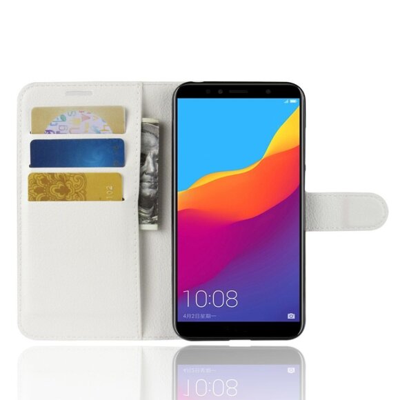 Чехол с визитницей для Huawei Y6 Prime (2018) / Honor 7A / Honor 7C (AUM-L41) / Honor 7A Pro (AUM-L29) (белый) Чехол с визитницей для Huawei Y6 Prime (2018) / Honor 7A / Honor 7C (AUM-L41) / Honor 7A Pro (AUM-L29) (белый)