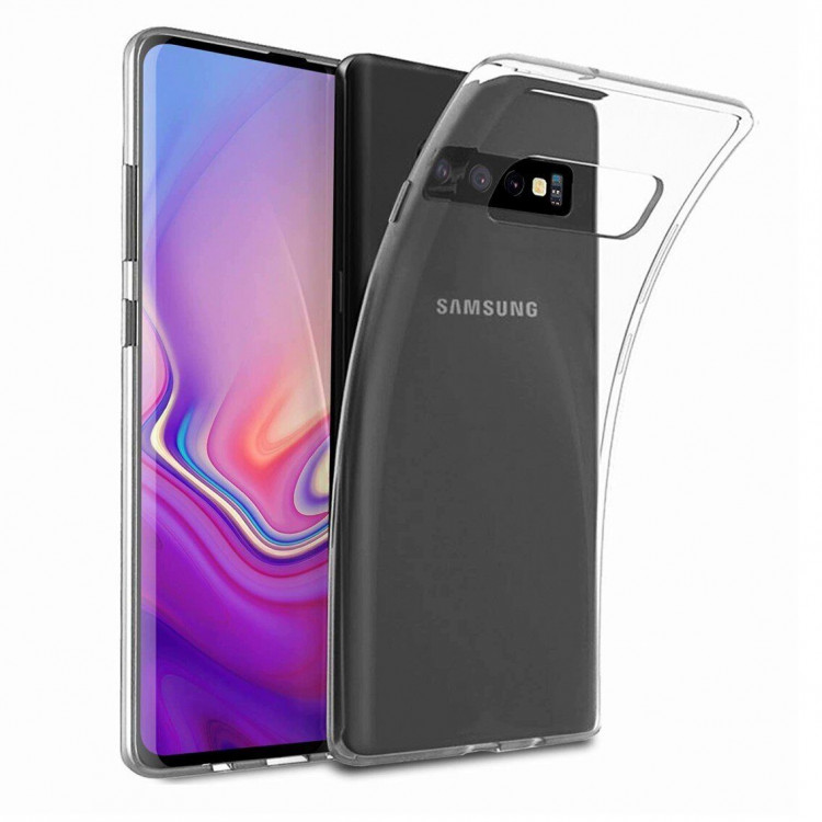 Силиконовый TPU чехол для Samsung Galaxy S10+ (Plus)