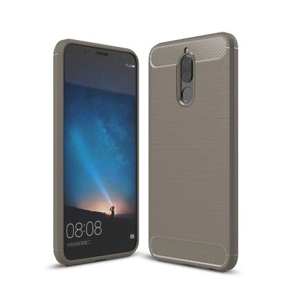 Чехол-накладка Carbon Fibre для Huawei Mate 10 Lite / Nova 2i (серый)