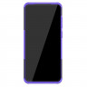 Чехол Hybrid Armor для Samsung Galaxy S20+ (Plus) (черный + фиолетовый)