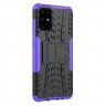 Чехол Hybrid Armor для Samsung Galaxy S20+ (Plus) (черный + фиолетовый)