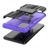 Чехол Hybrid Armor для Samsung Galaxy S20+ (Plus) (черный + фиолетовый)