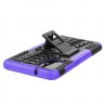 Чехол Hybrid Armor для Samsung Galaxy S20+ (Plus) (черный + фиолетовый)