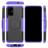 Чехол Hybrid Armor для Samsung Galaxy S20+ (Plus) (черный + фиолетовый)