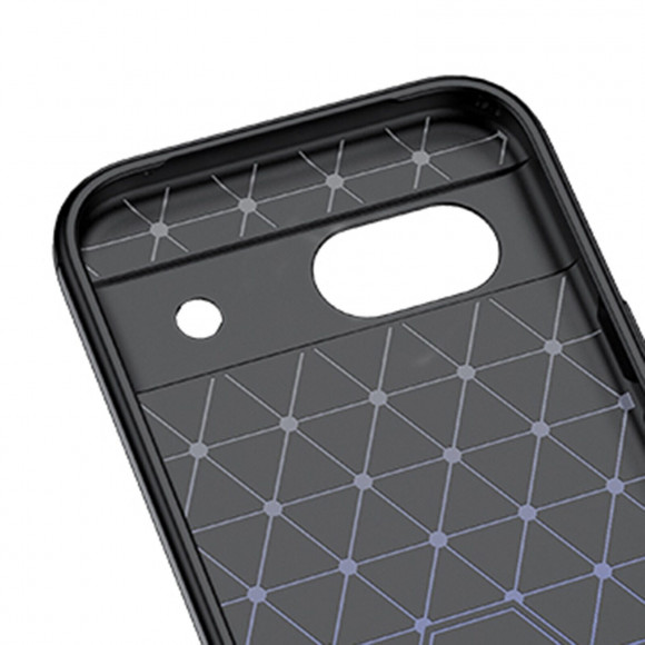 Чехол-накладка Litchi Grain для Google Pixel 8a (черный) Чехол-накладка Litchi Grain для Google Pixel 8a (черный)