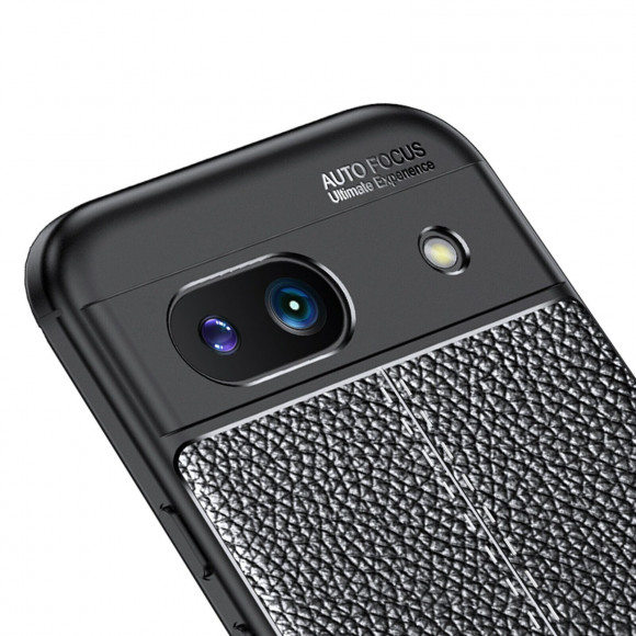 Чехол-накладка Litchi Grain для Google Pixel 8a (черный) Чехол-накладка Litchi Grain для Google Pixel 8a (черный)