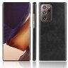 Кожаная накладка-чехол для Samsung Galaxy Note 20 Ultra (черный)