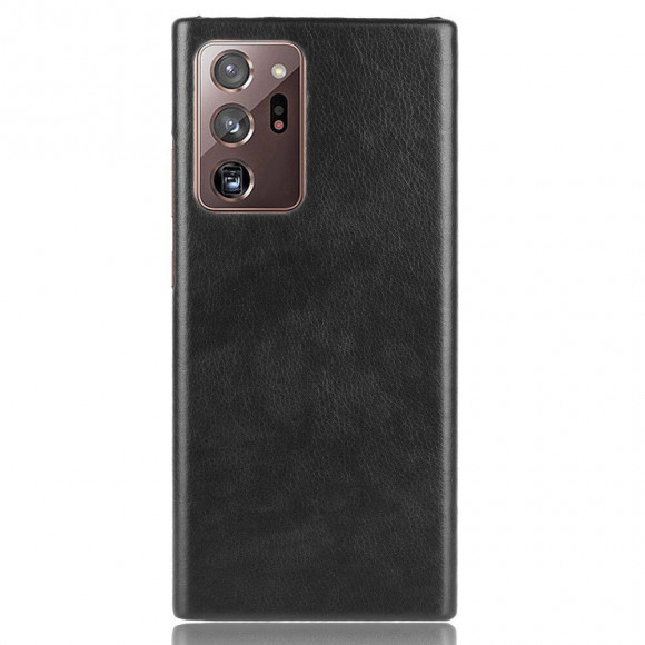 Кожаная накладка-чехол для Samsung Galaxy Note 20 Ultra (черный) Кожаная накладка-чехол для Samsung Galaxy Note 20 Ultra (черный)