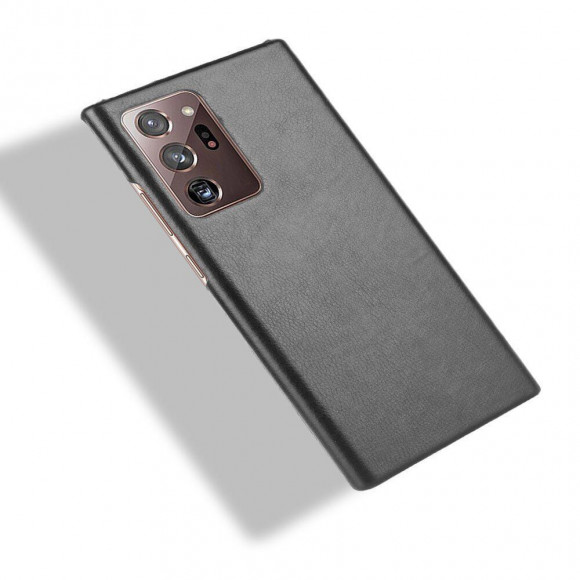 Кожаная накладка-чехол для Samsung Galaxy Note 20 Ultra (черный) Кожаная накладка-чехол для Samsung Galaxy Note 20 Ultra (черный)