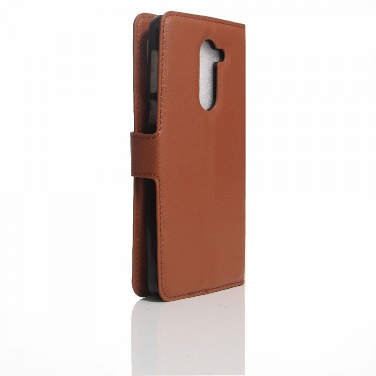 Чехол с визитницей для Huawei Honor 6x 2016 (коричневый)